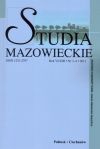 Studia Mazowieckie. Rok VI/XIII, Nr 3-4 2011