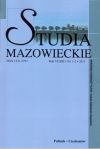 Studia Mazowieckie. Rok VI/XIII, Nr 1-2 2011