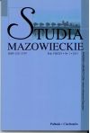 Studia Mazowieckie. Rok VIII/XV, Nr 1 2013