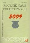 Rocznik Nauk Politycznych. Rocznik XI, Nr 12 2009