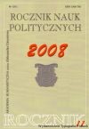 Rocznik Nauk Politycznych. Rocznik X, Nr 11 2008