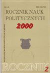 Rocznik Nauk Politycznych. Rocznik II, Nr 2 2000