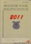 Rocznik Nauk Politycznych. Rocznik XIII, Nr 14 2011