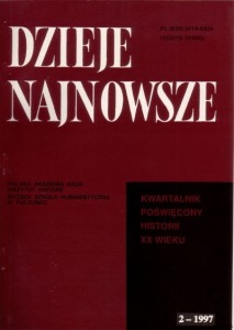 Dzieje Najnowsze 2/1997
