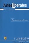 Artes Liberales Rok V Nr 1-2 (8-9) 2010