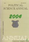 Political Science Annual vol.6 2004. (Rocznik VI Nr 6 2004)